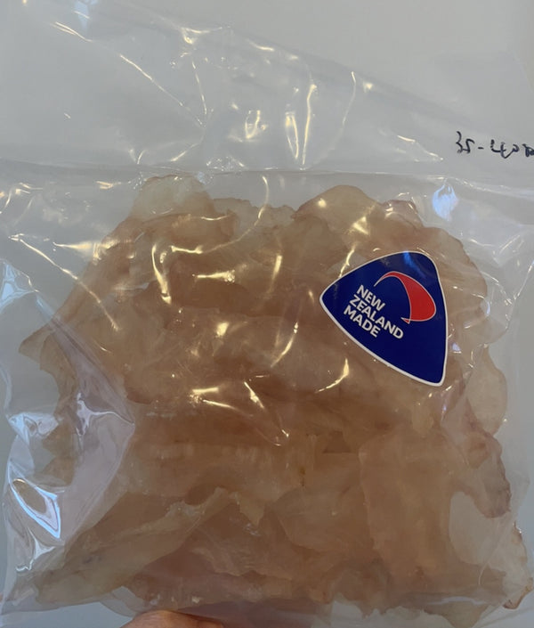 新西兰Ling Fish鳕鳘鱼花胶 – 透白色花膠 35-40片 无杂质！高透明度！