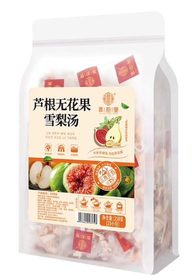 芦根无花果雪梨茶Reed Root Fig Pear Tea 250g*25bag